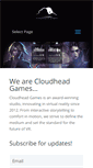 Mobile Screenshot of cloudheadgames.com